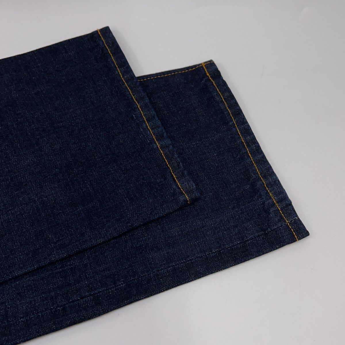 CAHLUMN カウラム ｲﾝﾃﾞｨｺﾞ ﾎﾞﾀﾝﾌﾗｲ ｾﾙｳﾞｨｯﾁ ｽﾄﾚｰﾄﾃﾞﾆﾑﾊﾟﾝﾂ XL Selvedge 