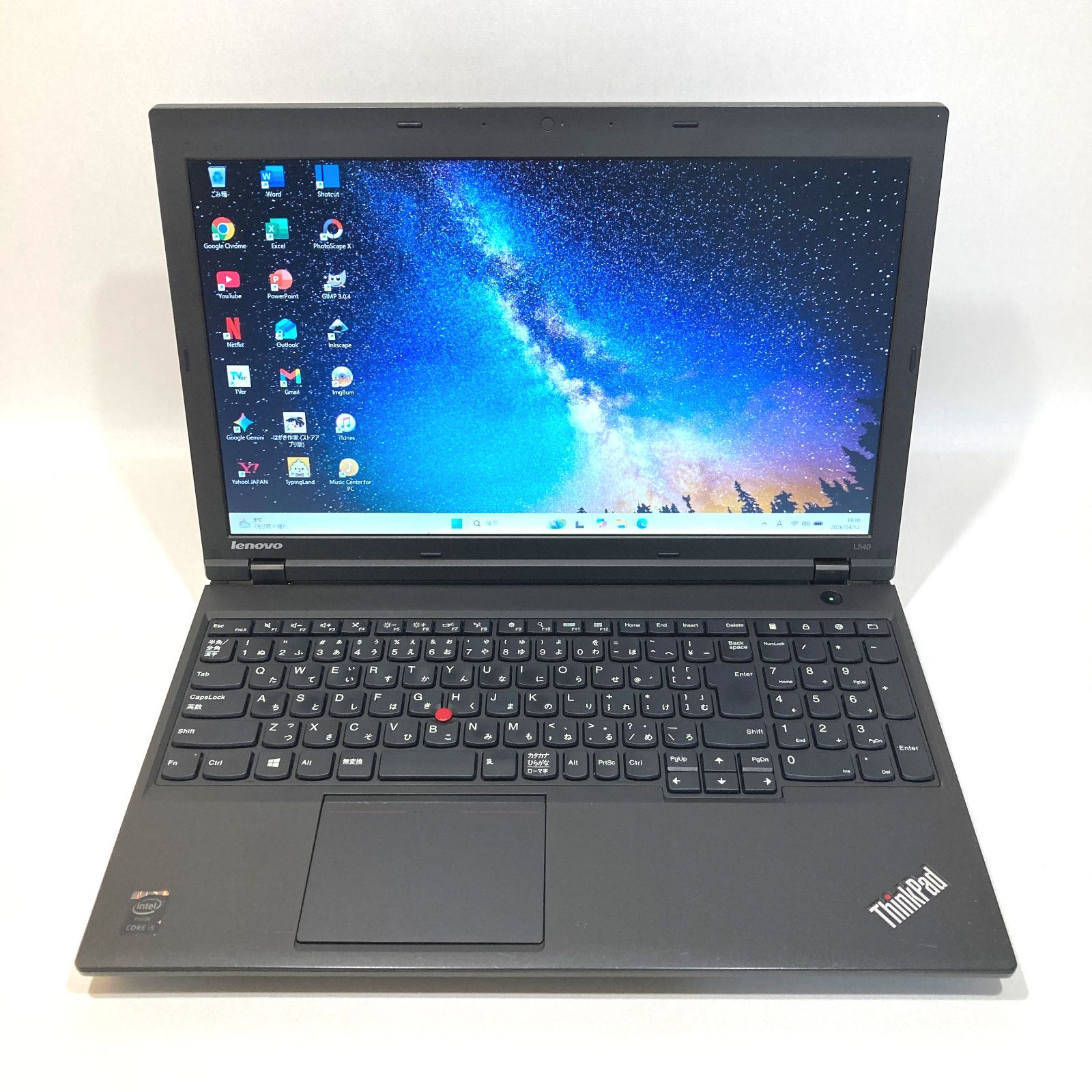 快速PC ノートパソコン Lenovo L540 i3 P255