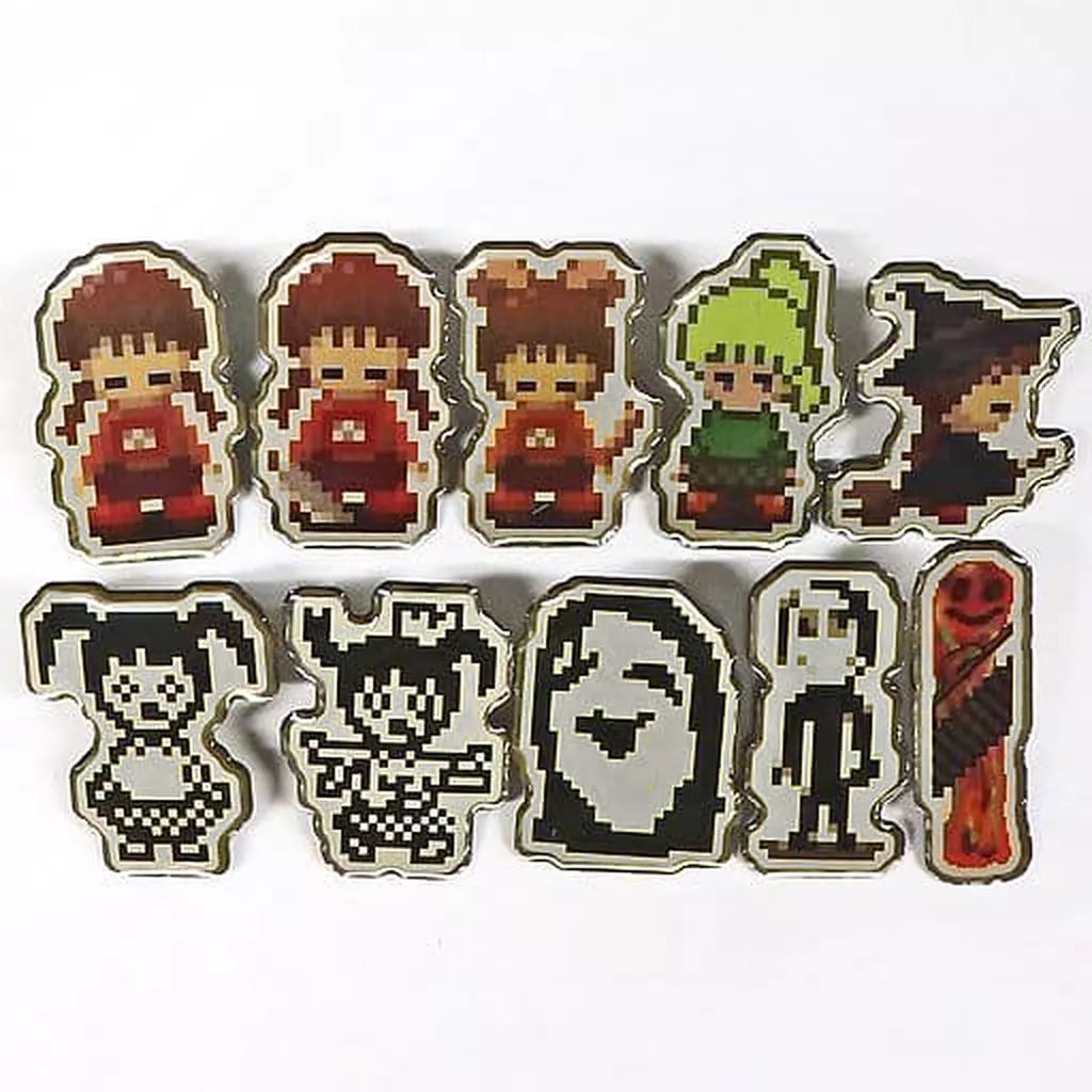 中古】バッジ・ピンズ 全10種セット 「ゆめにっき ゆめピンズ