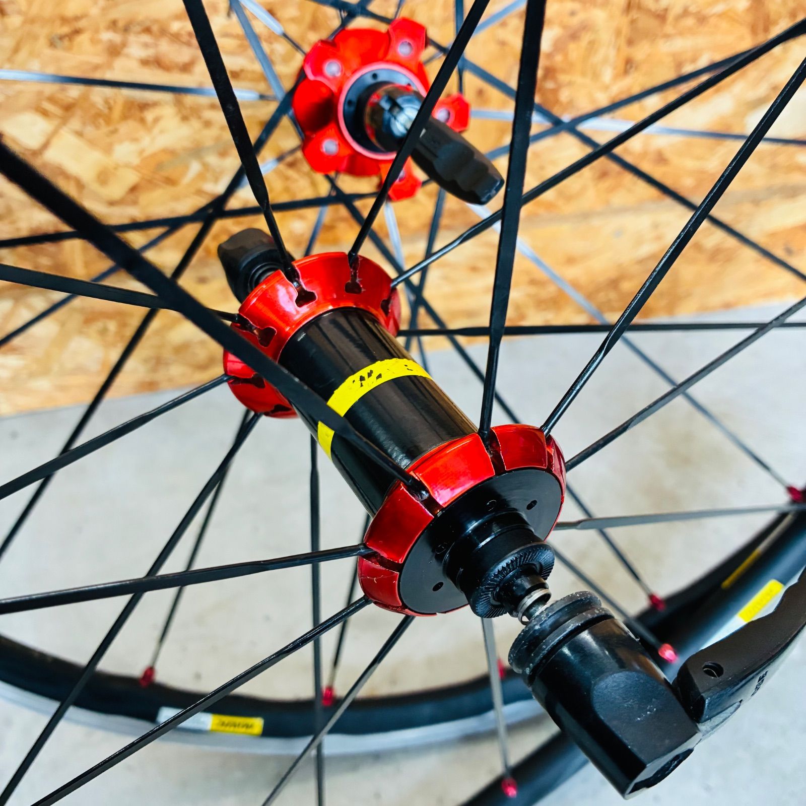 中古品】MAVIC KSYRIUM ELITE アルミ クリンチャー ホイール 前後 700