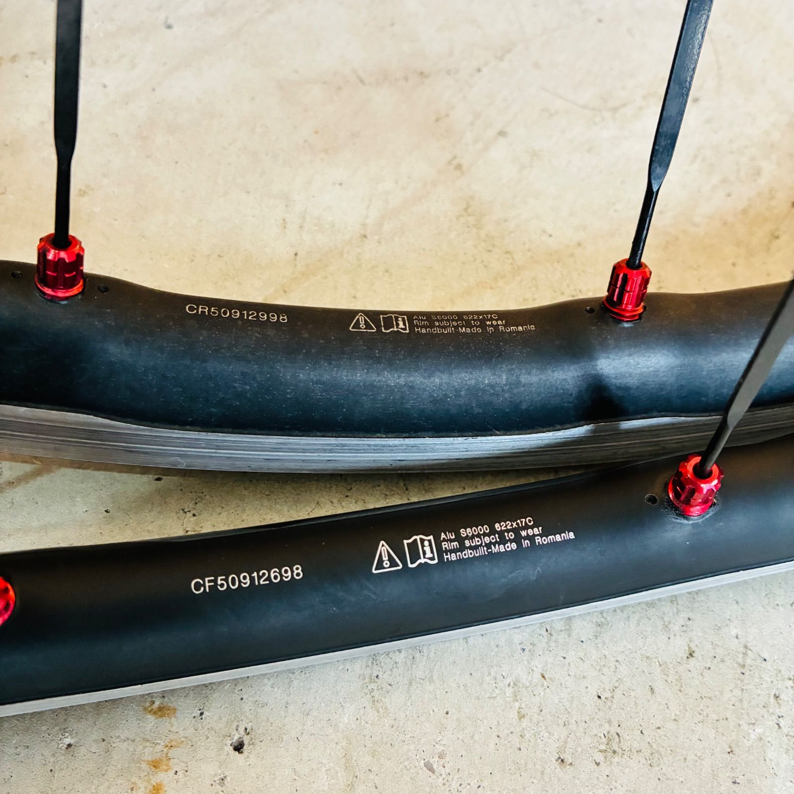 中古品】MAVIC KSYRIUM ELITE アルミ クリンチャー ホイール 前後 700