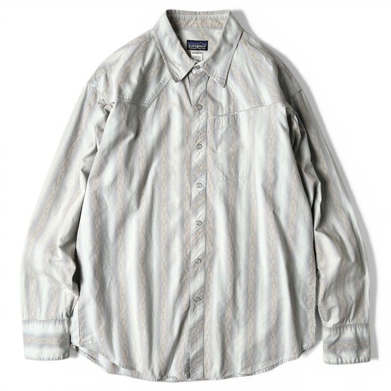 00s 06年製 Patagonia rhythm ハイボール スナップ シャツ L / 00年代