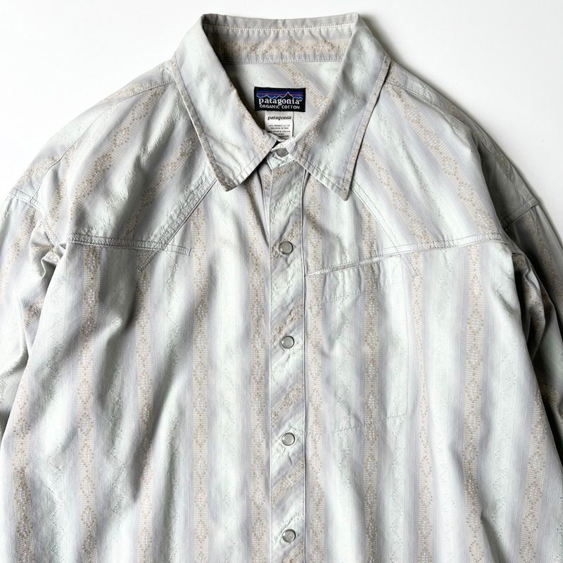 00s 06年製 Patagonia rhythm ハイボール スナップ シャツ L / 00年代 00s 06年製 Patagonia rhythm ハイボール スナップ シャツ L / 00年代