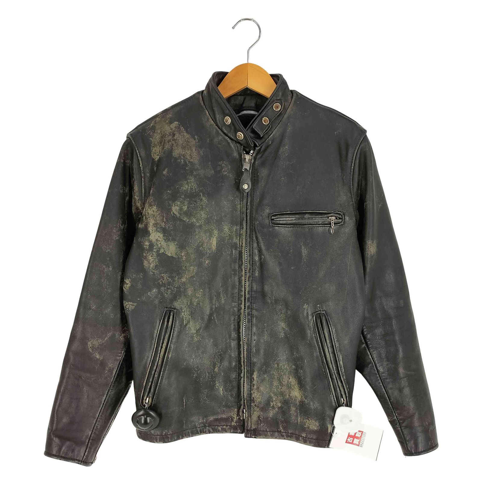 ショット Schott 90S USA製 ライナー付き シングルライダース メンズ 