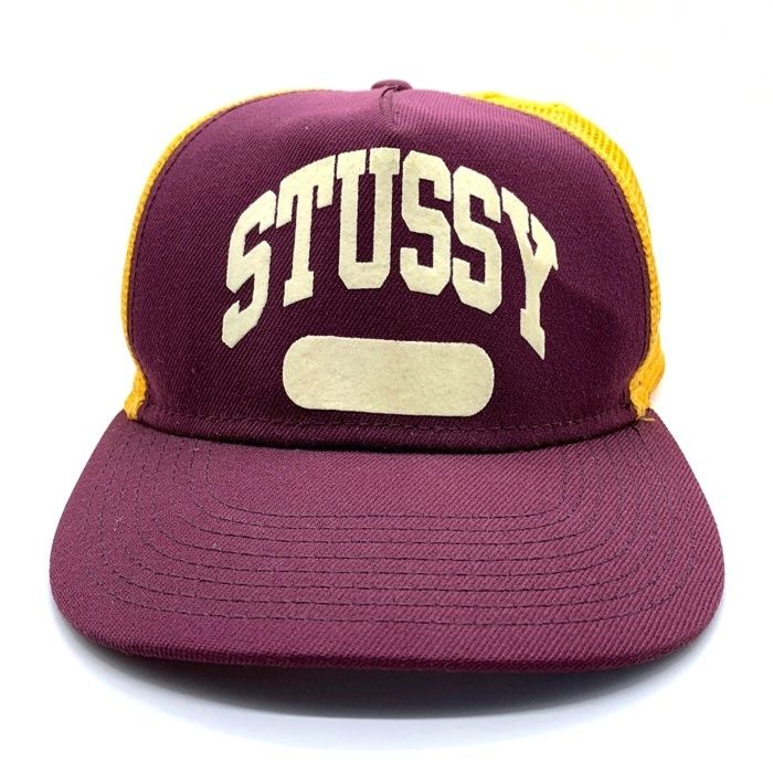 90's 00's STUSSY ステューシー STUSSY HATS メッシュ キャップ バー