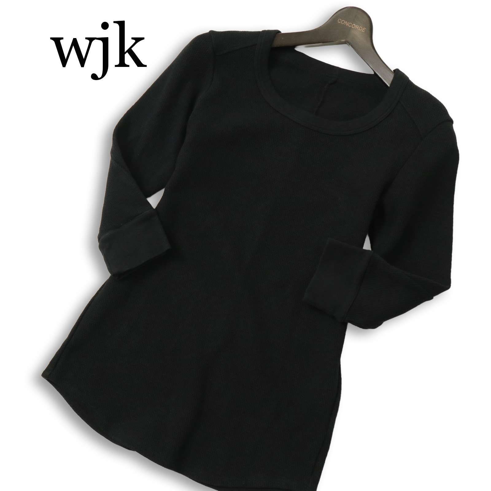 wjk ダブルジェイケイ 春夏☆ 7分袖 ワッフル サーマル カットソー T 