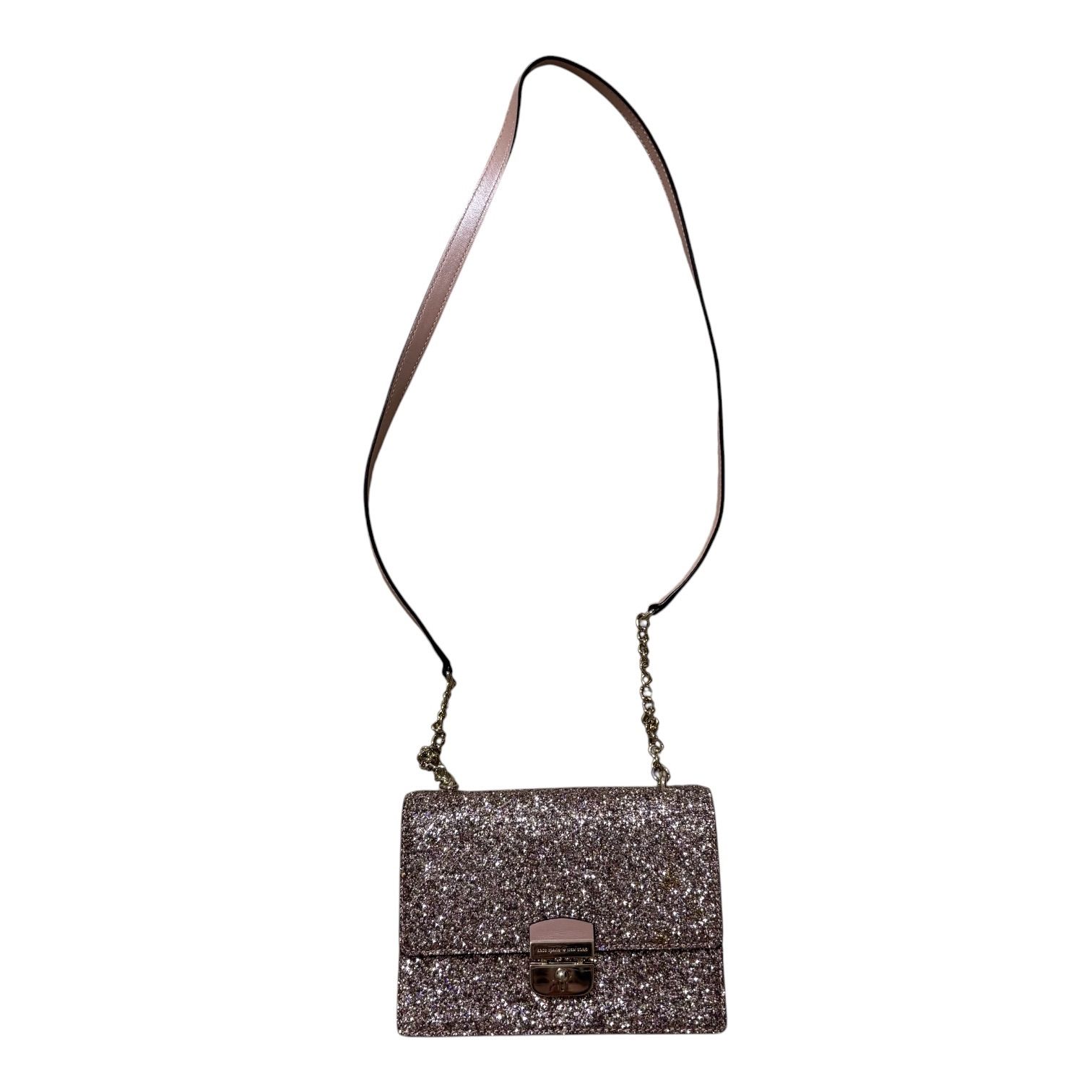 kate spade ケイトスペード クロスボディー スクエア グリッター 