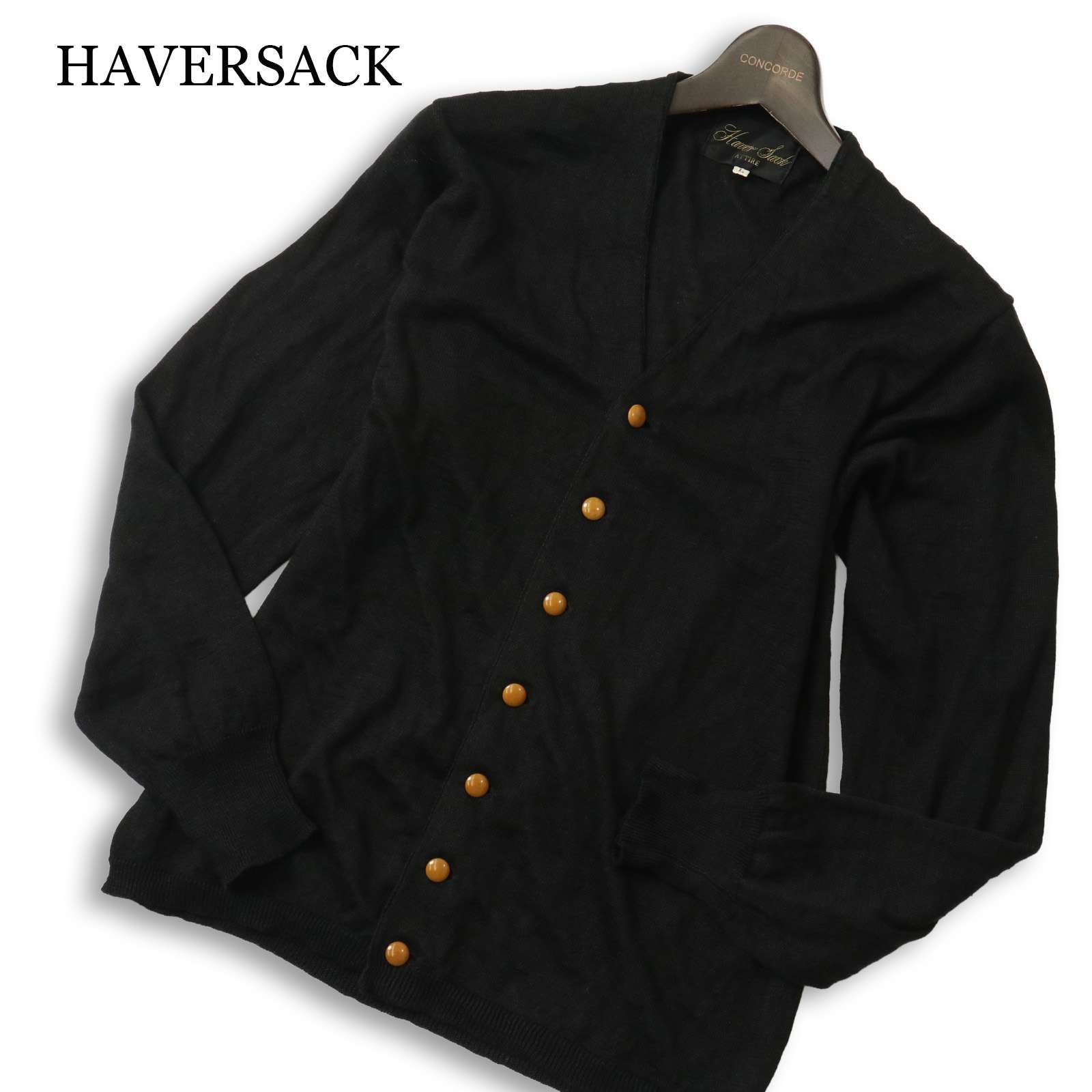 HAVERSACK ハバーサック 春夏☆ 麻100％ リネン ニット カーディガン