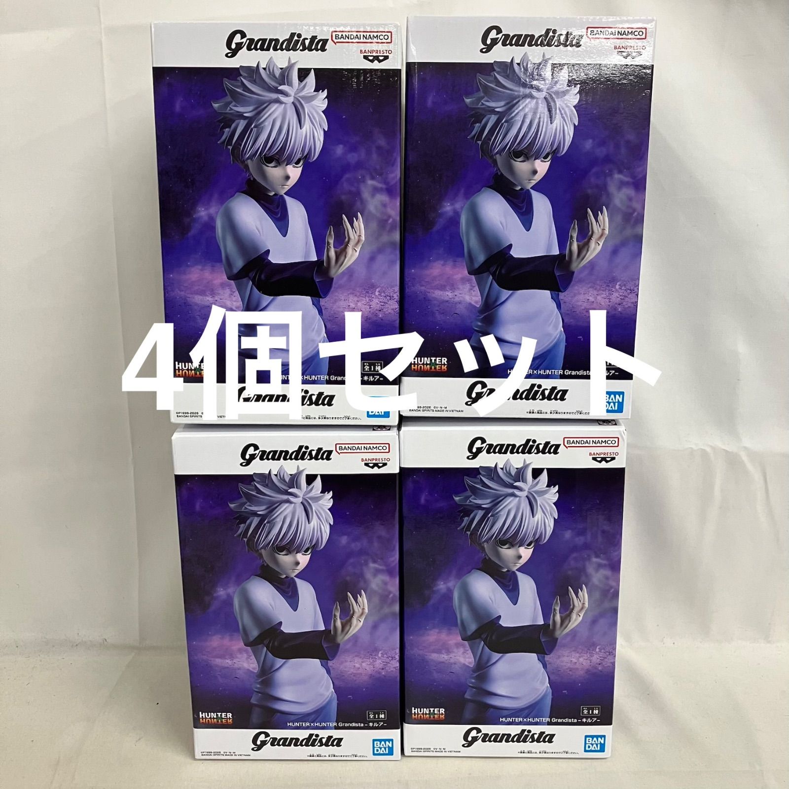 未開封 ハンターハンター Grandista キルア フィギュア 4個セット