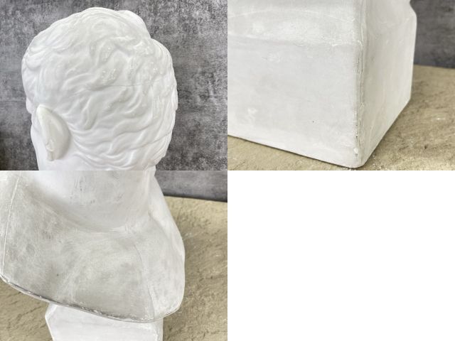 石川古代彫刻　アグリッパ　石膏像　彫刻　胸像　美術　デッサン 石膏像 マルクス ウィプサニウス アグリッパ 胸像 デッサン用 美術