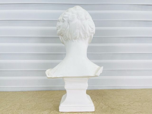 フレンチ 石膏像 胸像 女性 美術 オブジェ デッサン用 約27/23/49cm