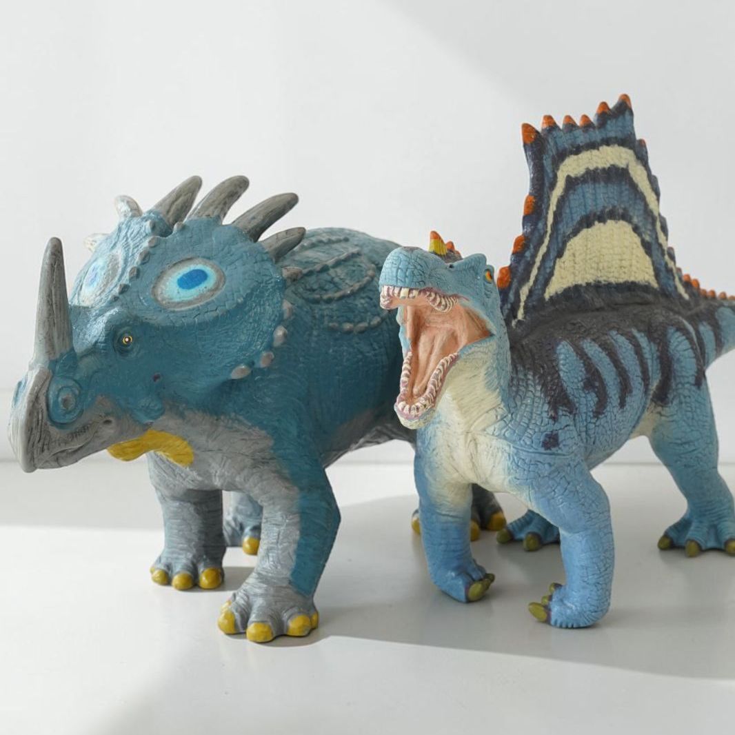 恐竜 フィギュア 大型 8体セット スピノサウルス ティラノサウルス