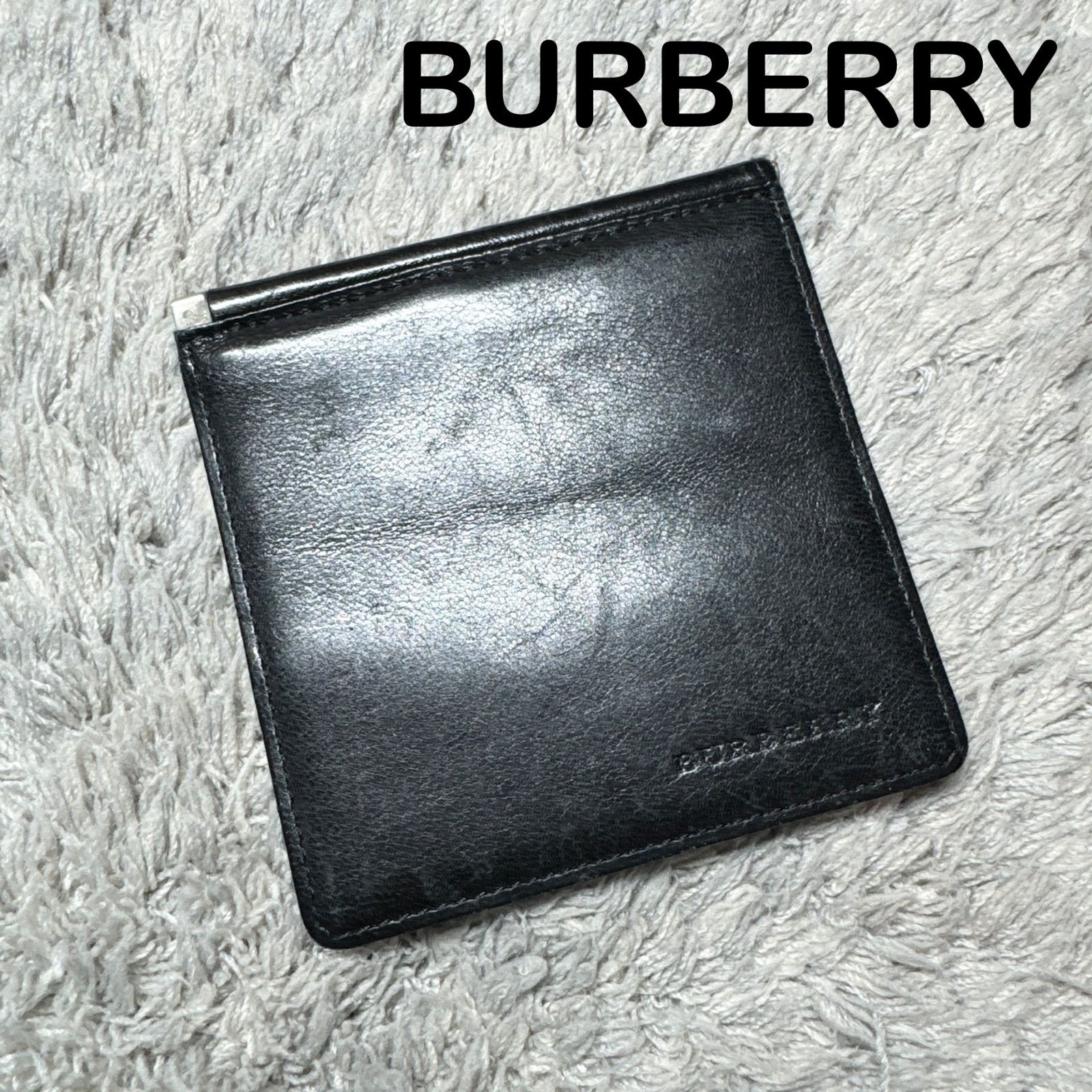 BURBERRY 二つ折り財布 ブラック-【未使用品】NEAT ニート グルカ