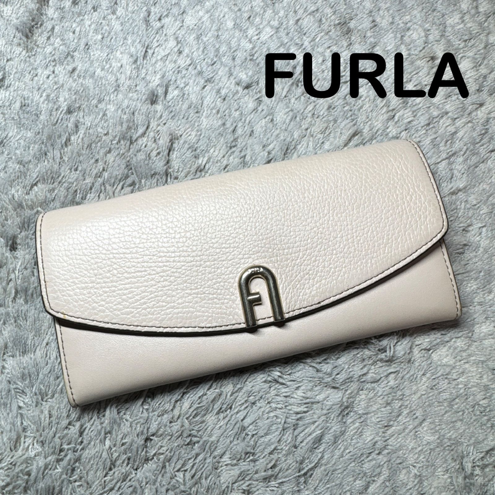 美品】FURLA フルラ 長財布 フラップ式 レザー - メルカリ