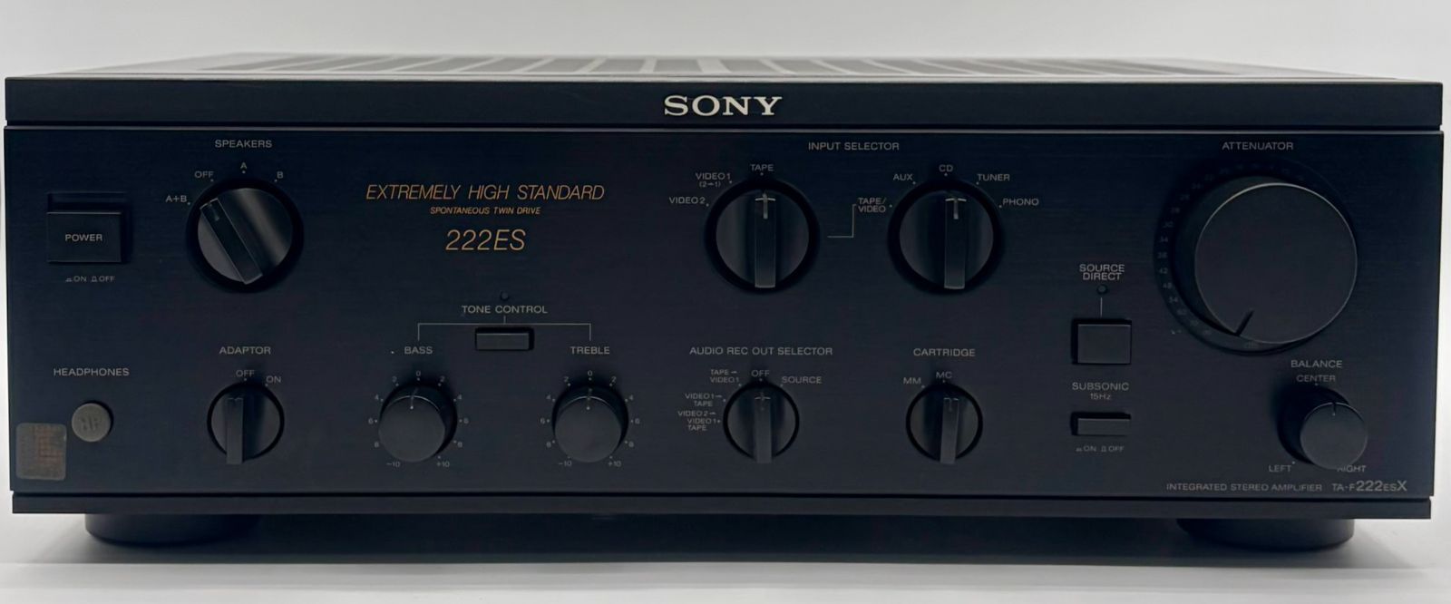 SONY プリメインアンプ　TA-F222ESX SONY TA-F222ESX プリメインアンプ - メルカリ
