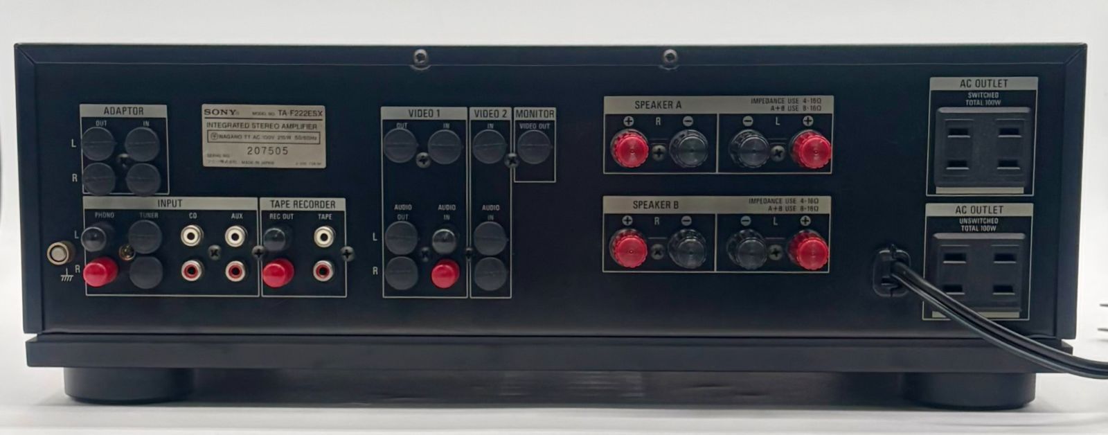 SONY TA-F222ESX プリメインアンプ - メルカリ