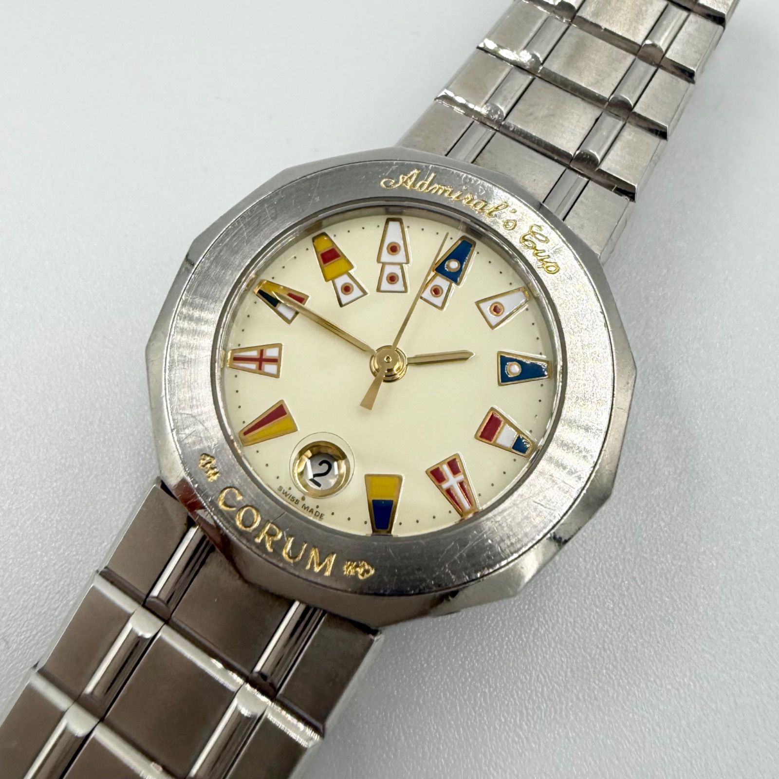 コルム アドミラルズカップ腕時計 クォーツ『ジャンク品』 ジャンク品 コルム CORUM アドミラルズカップ クォーツ