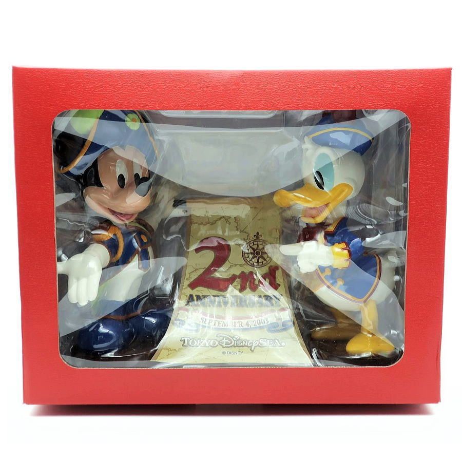ディズニー ミッキー＆ドナルド TDS2周年ボブルヘッド 首振り 東京