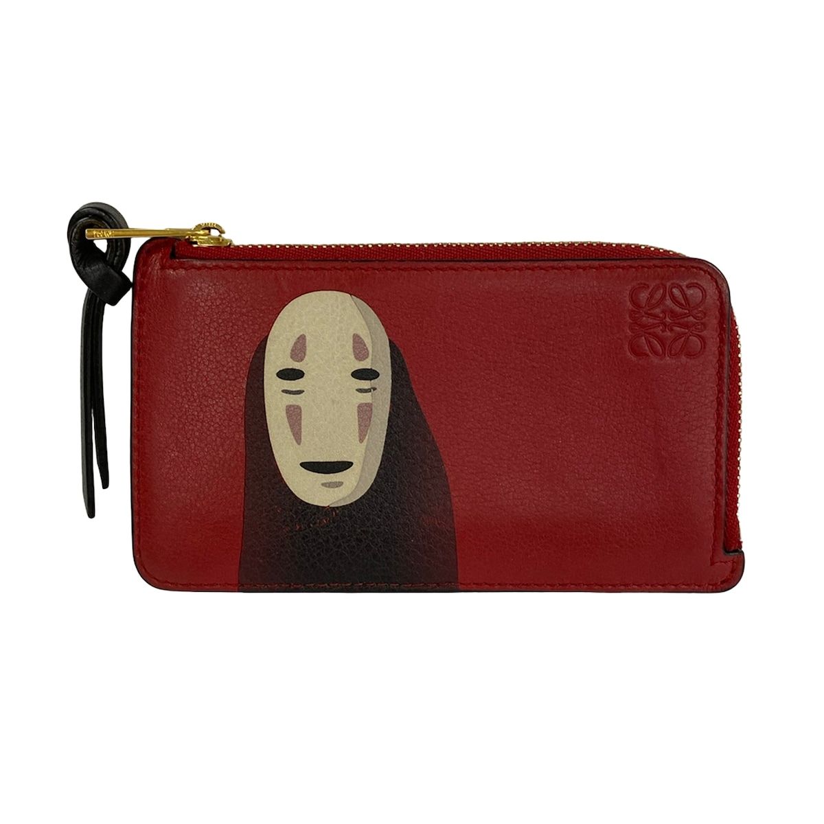 LOEWE(ロエベ) コインケース美品 - C643Z40X19 レッド×黒×マルチ L字