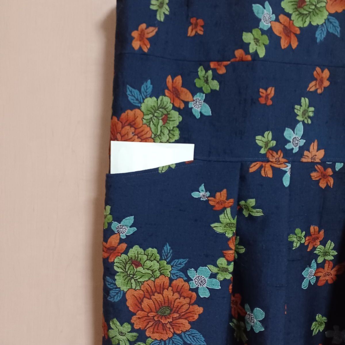 ロングワンピース 着物リメイク「358」ハンドメイド - メルカリ