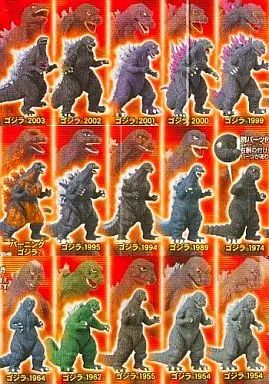 「HG ゴジラクロニクル」　トレーディングフィギュア フィギュア 【】トレーディングフィギュア 全15種セット 「HG ゴジラ