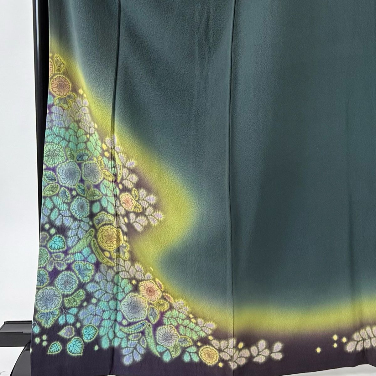 ビンテージ・新品未使用〉正絹袋帯 辻ヶ花紋様 緑色系 楽天市場