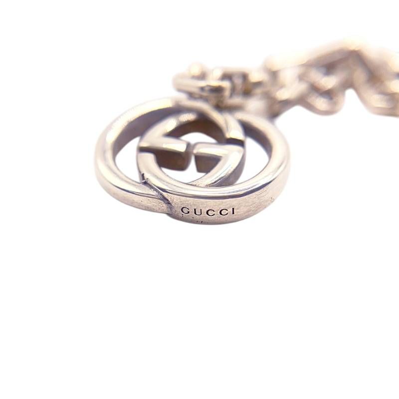 GUCCI グッチ インターロッキング ロゴ ネックレス GG シルバー925