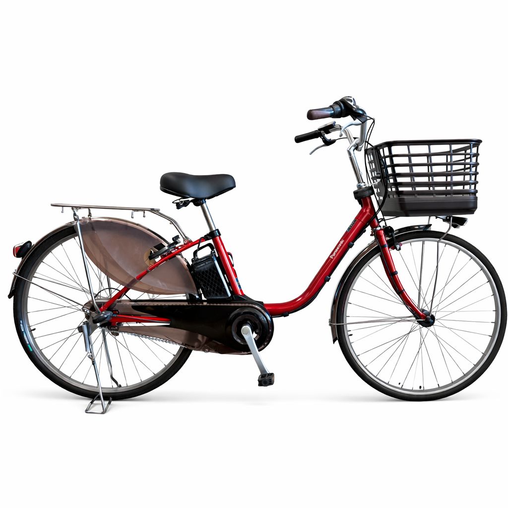 ★成約済・受付終了★Panasonic ビビ・DX 2020年 26インチ 電動自転車【メインスイッチ・カゴ等新品】EV-0000033 整備済/店頭受取で送料0円】Panasonic ビビ・DX 2020年 26インチ 電動