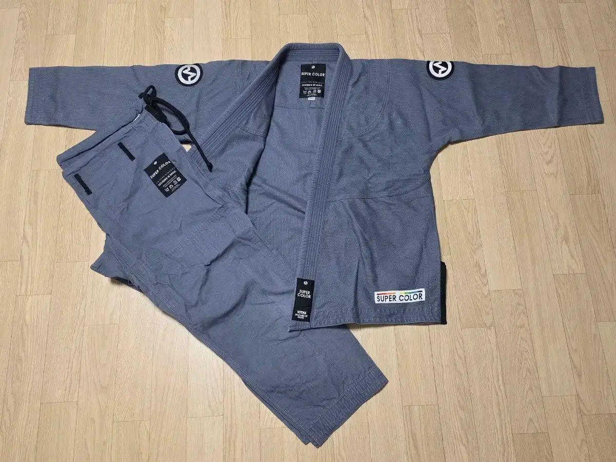 バイタル グレー 柔術 Jiu-Jitsu 柔道着 A2H
