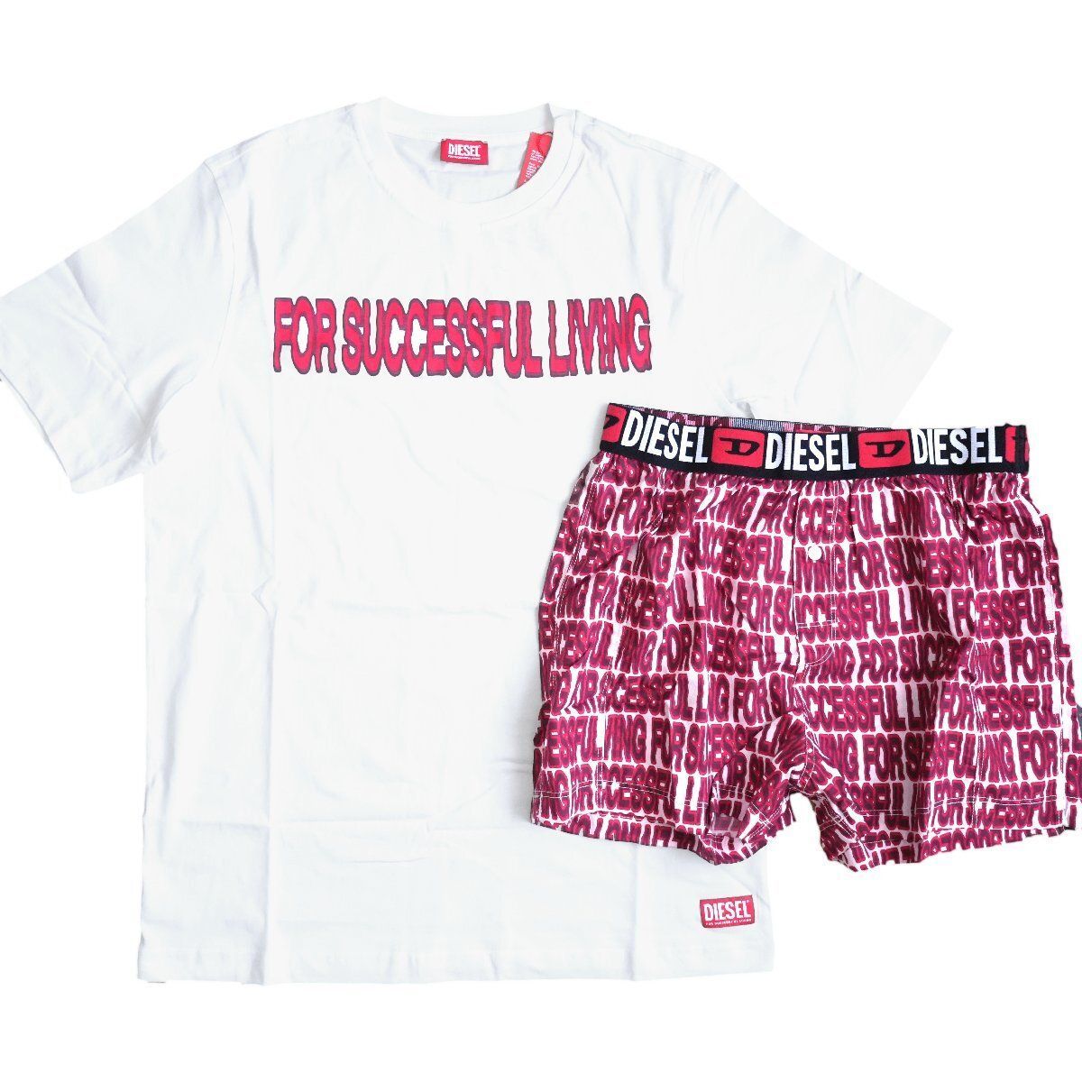 ◇ DIESEL ◇ディーゼル◇セットアップ ロゴ 半袖Tシャツ ショーツ 