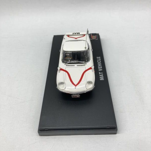 中古】京商 1/43 マットビハイクル(ホワイト×レッド) 開封品 帰ってき