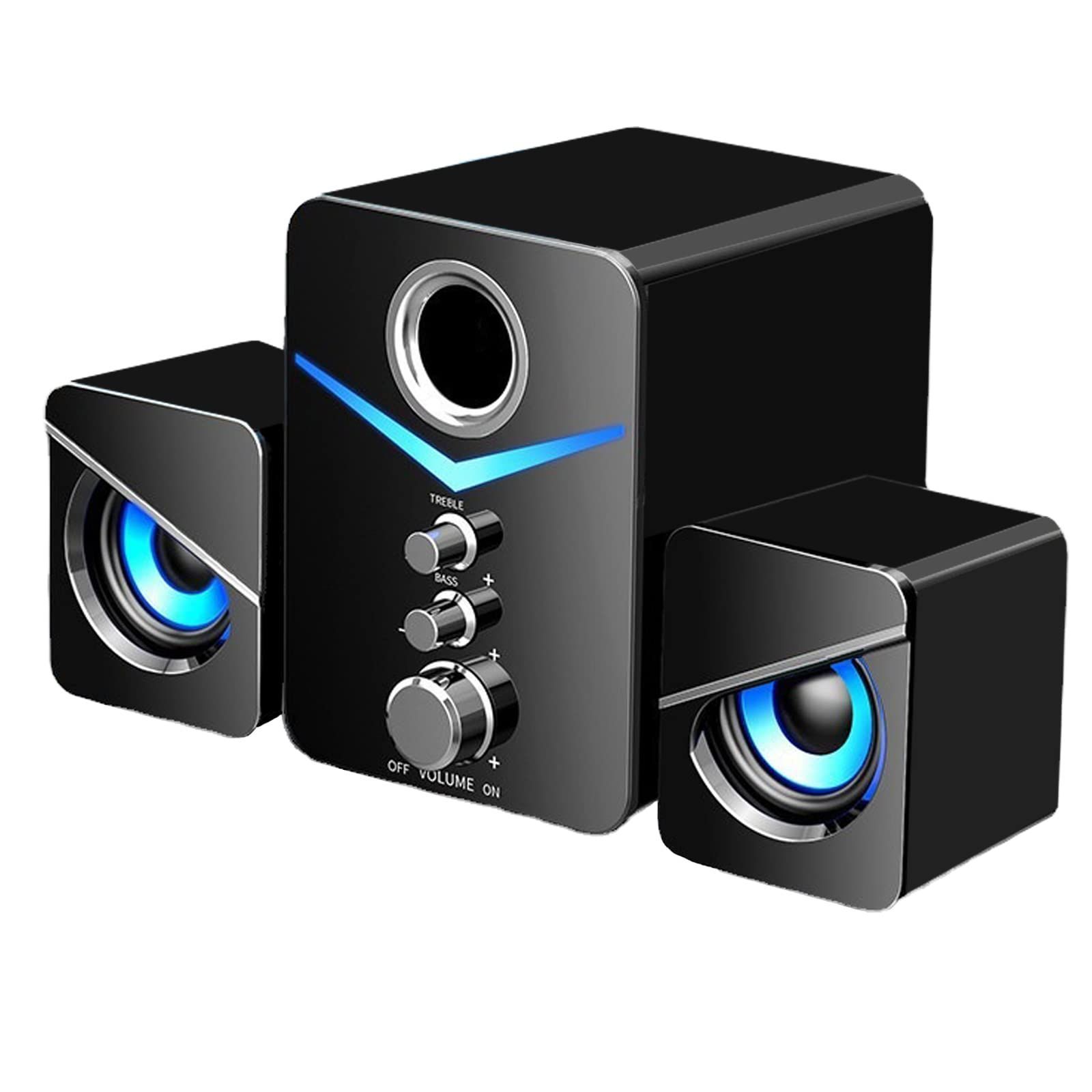 TV Speaker Monitor Speaker Gaming Speaker Separate Small USB PC Mini Speaker (black)