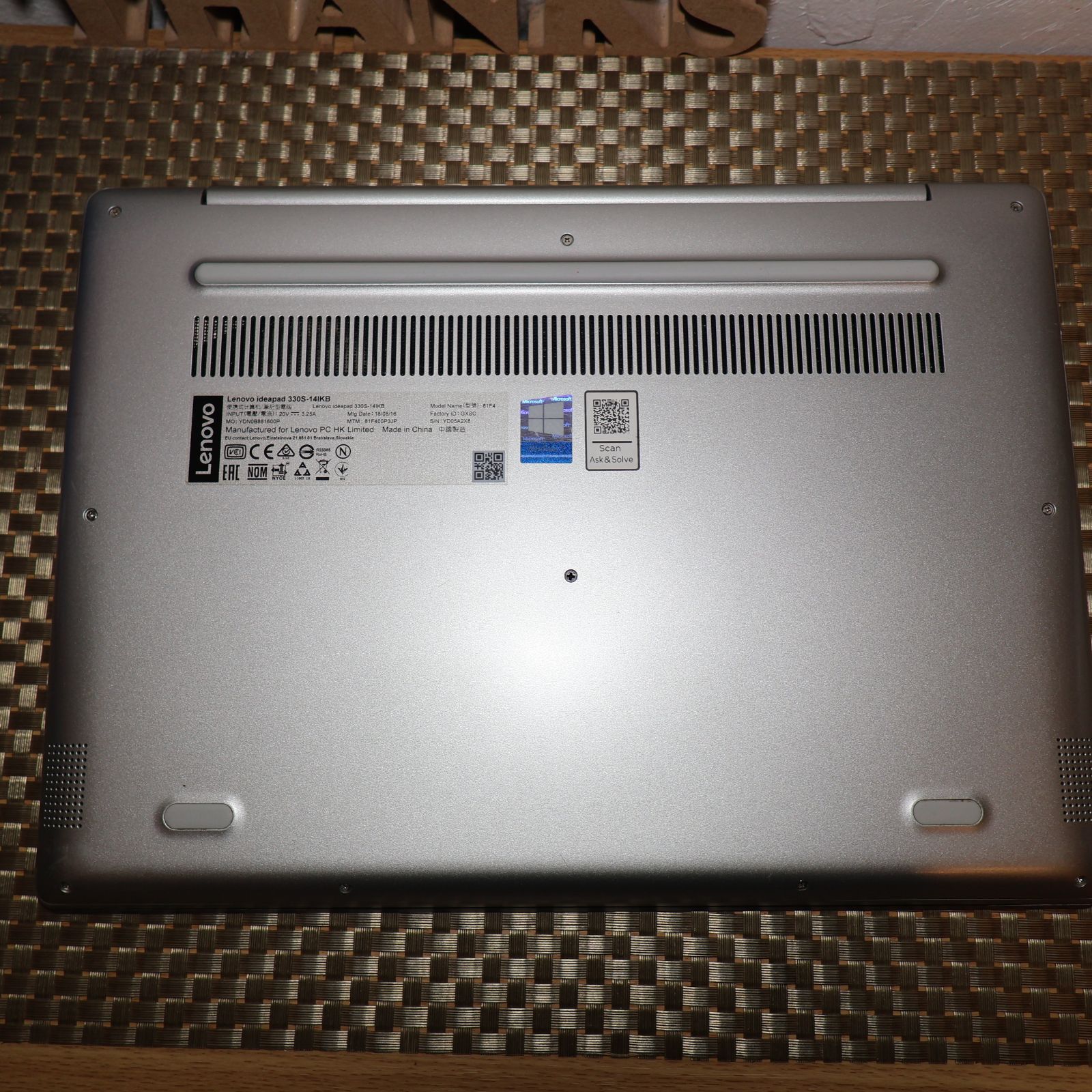 Win11対応 i5/SSD/8GB/FHD Lenovo 330S-14IKB - メルカリ