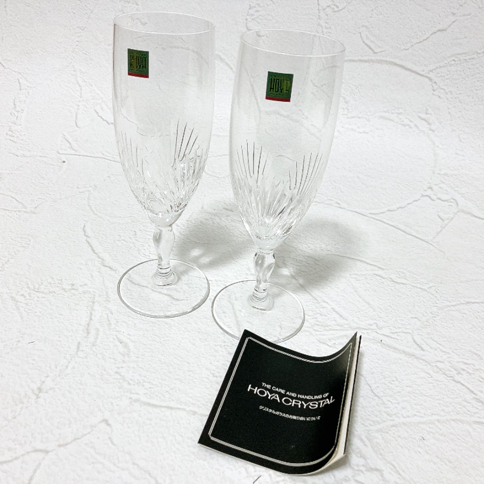 HOYA CRYSTAL シャンパングラス 2客セット HOYA CRYSTAL ワイングラス シャンパングラス ペア 2脚セット ホヤ
