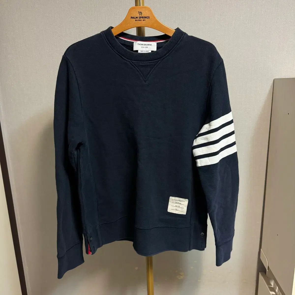 正規品 Thom Browne トム・ブラウン 斜めボーダー袖ストライプ 