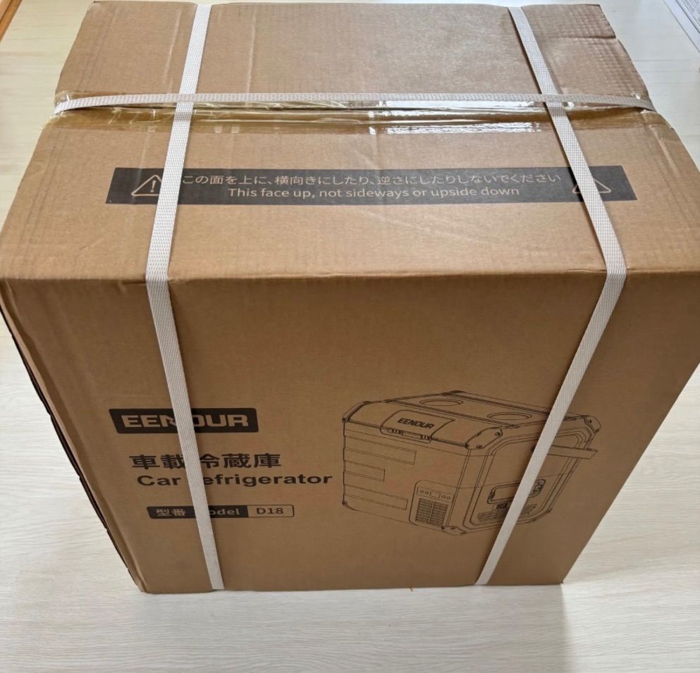 EENOUR 車載冷蔵庫 D18 18L -20℃～10℃ バッテリー1個付き 小型 両開き 