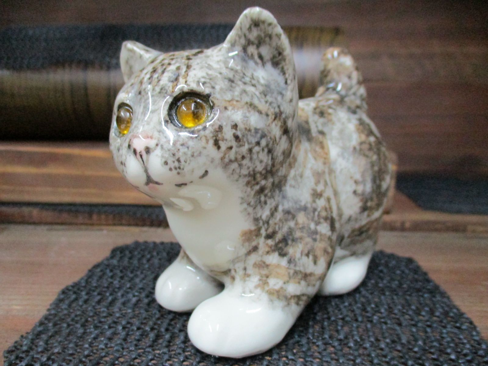 猫の置物 ウィンスタンレイ ケンジントン キャット サイズ1 NO9 ケンジントン・(ウィンスタンレイ)キャット陶器 NO9 - メルカリ