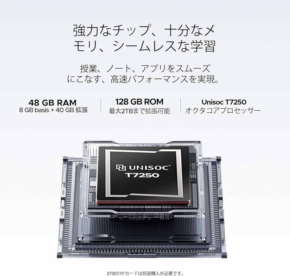 P11 Pro 11インチ タブレット Android16 搭載 48GB RAM+128GB ROM+2TB
