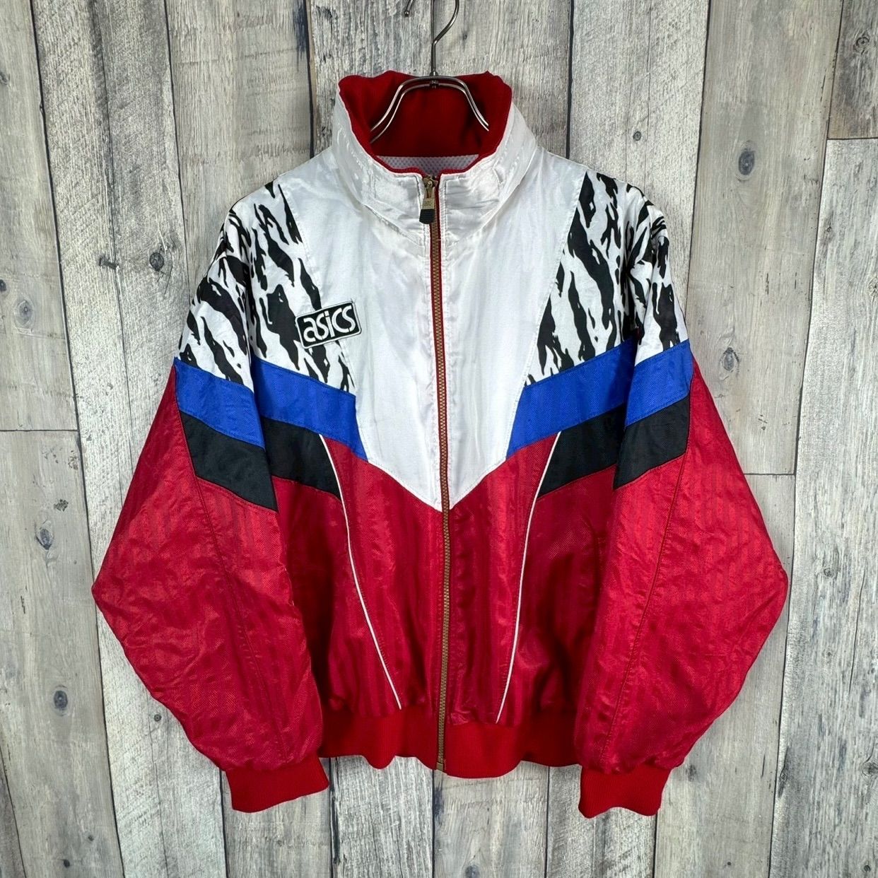 OLD ASICS asics 90s アシックス 日本製 ハイネック スタンドネック 