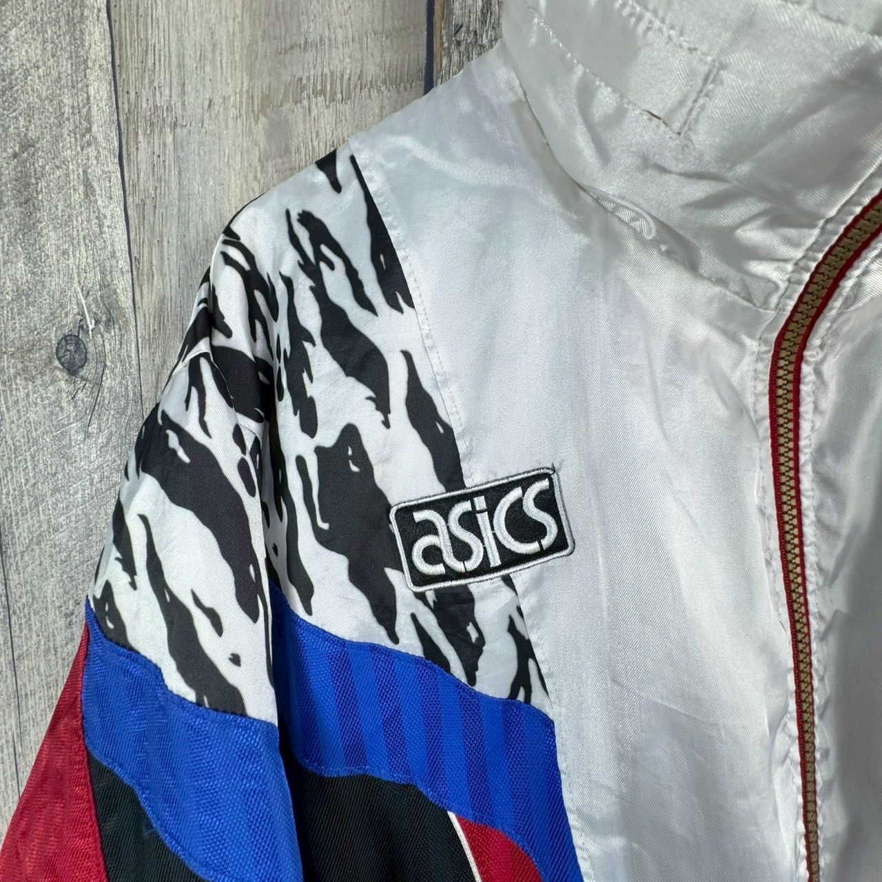 OLD ASICS asics 90s アシックス 日本製 ハイネック スタンドネック 
