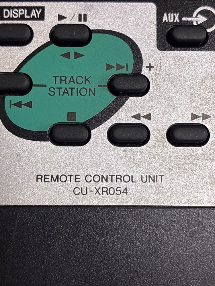 【中古】パイオニア オーディオリモコン CU-XR054 オーディオ リモコン パイオニア（pioneer） CU-XR054 動作確認済み