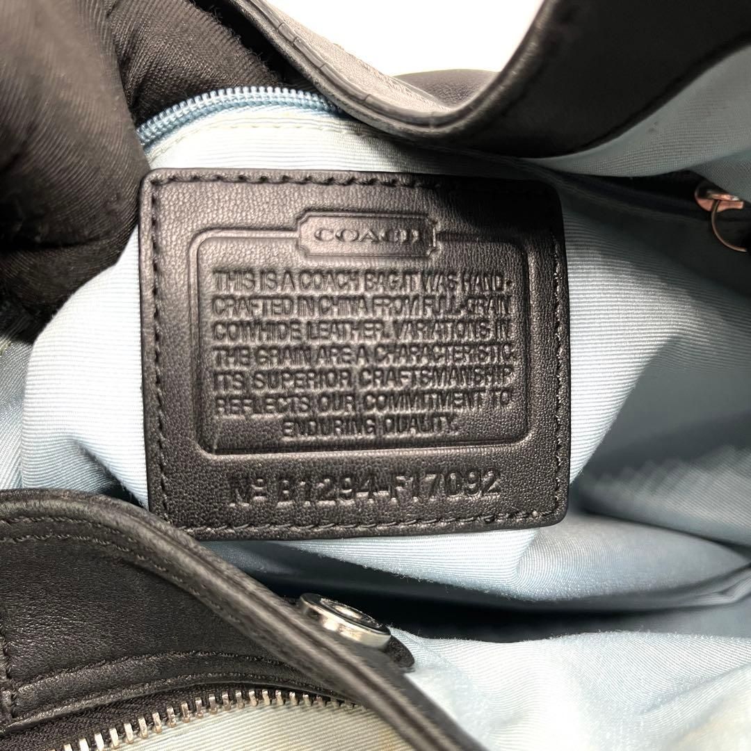 Coach Soho Leather Hobo Bag Black 2580 - メルカリ