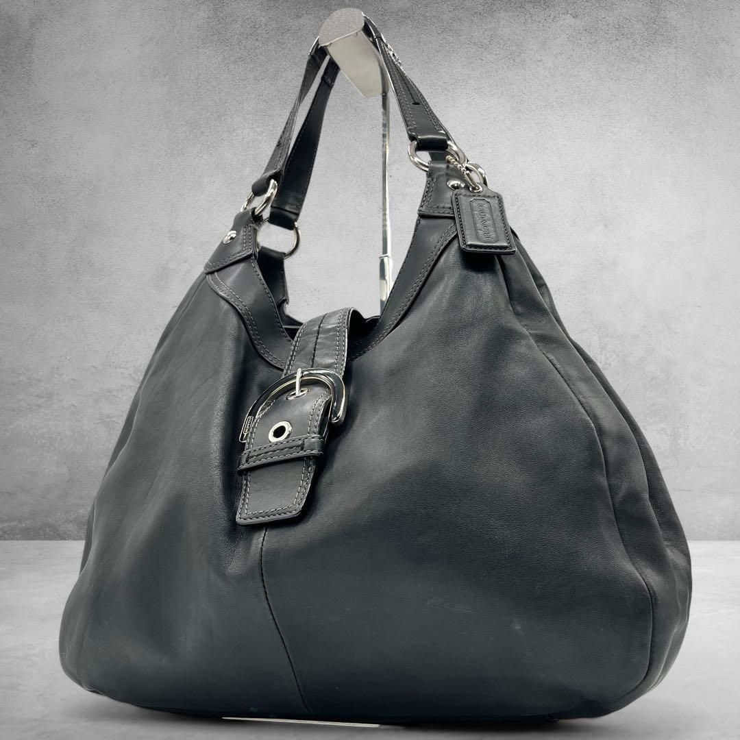 Coach Soho Leather Hobo Bag Black 2580 - メルカリ