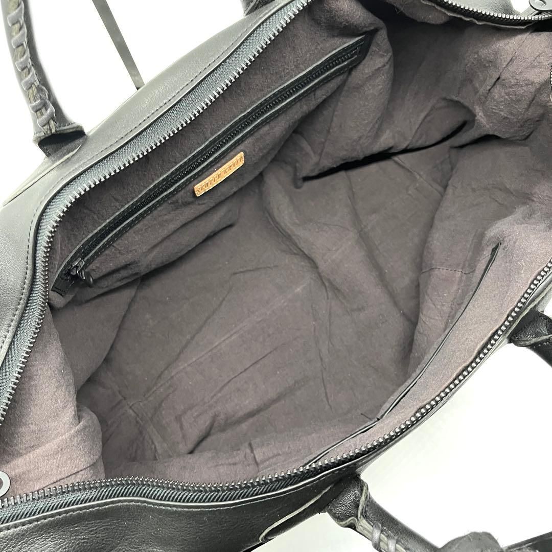 SCOTCH GRAIN ボストンバッグ 2way 本革 大容量 黒 2590 SCOTCH GRAIN ボストンバッグ 2way 本革 大容量 黒 2590 - メルカリ