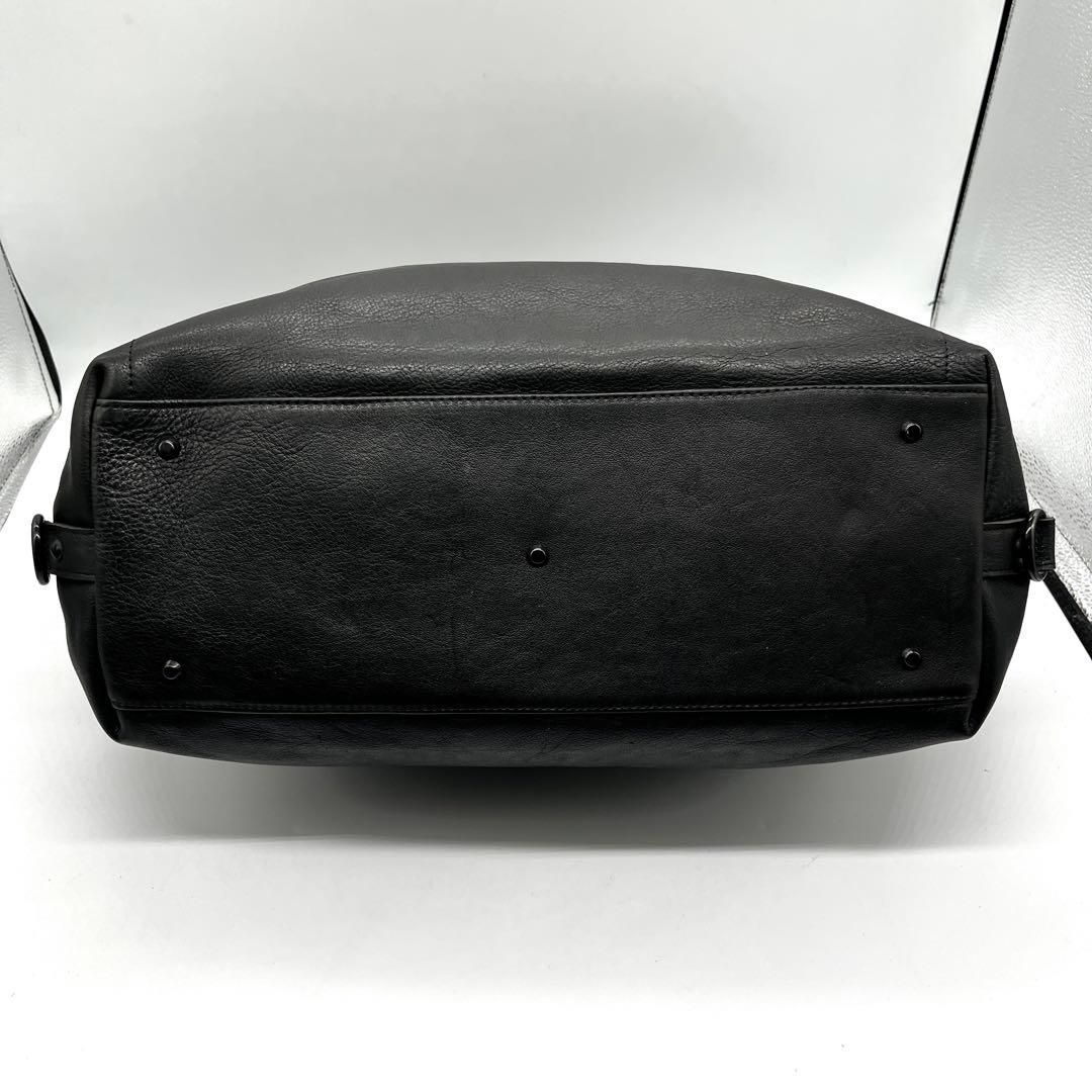 SCOTCH GRAIN ボストンバッグ 2way 本革 大容量 黒 2590 SCOTCH GRAIN ボストンバッグ 2way 本革 大容量 黒 2590 - メルカリ