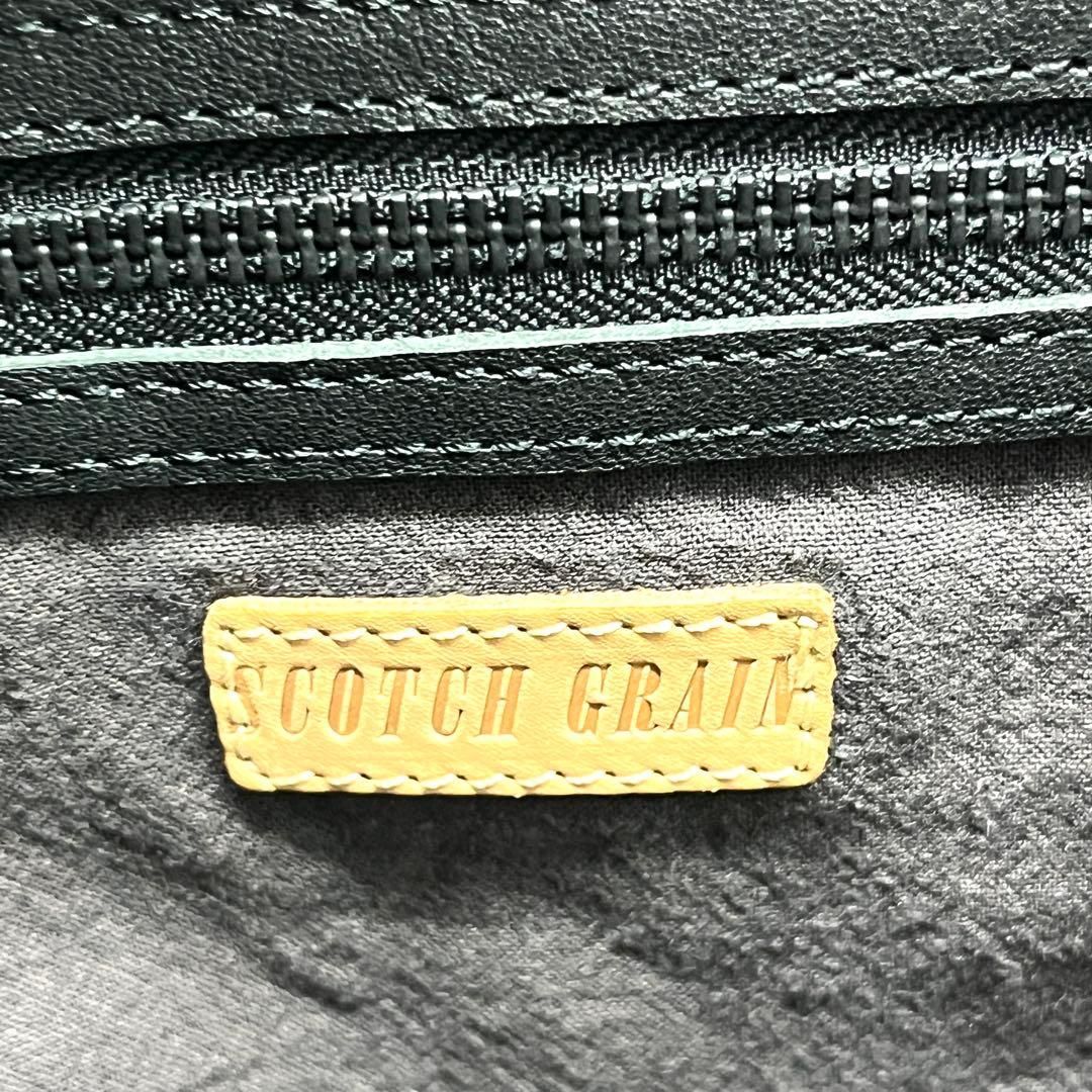 SCOTCH GRAIN ボストンバッグ 2way 本革 大容量 黒 2590 - メルカリ