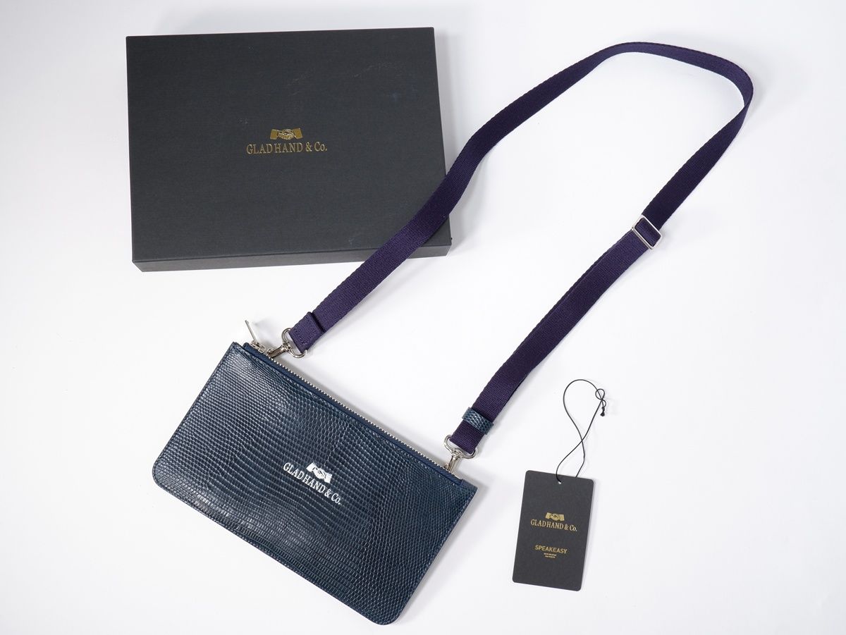 GLAD HANDグラッドハンド SPEAKEASY MICRO BAG LIZARDリザード革