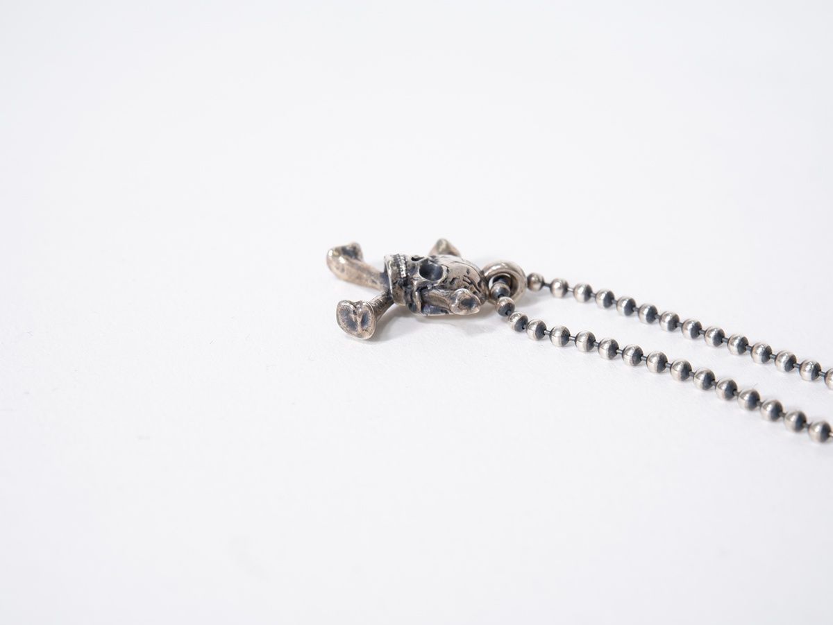 GALLERY DEPT.ギャラリーデプト ×LONE ONESロンワンズ Small Skull & Crossboneシルバー925ネックレス【ONE SIZE】【MACA81308】 GALLERY DEPT.ギャラリーデプト ×LONE ONESロンワンズ Small Skull
