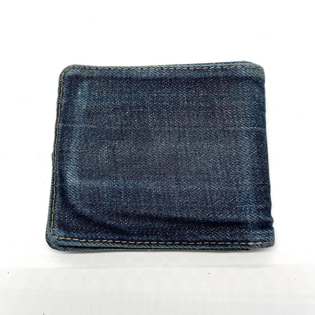RRL ダブルアールエル 二つ折り財布 デニム ラルフローレン ブルー 2409 RRL ダブルアールエル 二つ折り財布 デニム ラルフローレン ブルー
