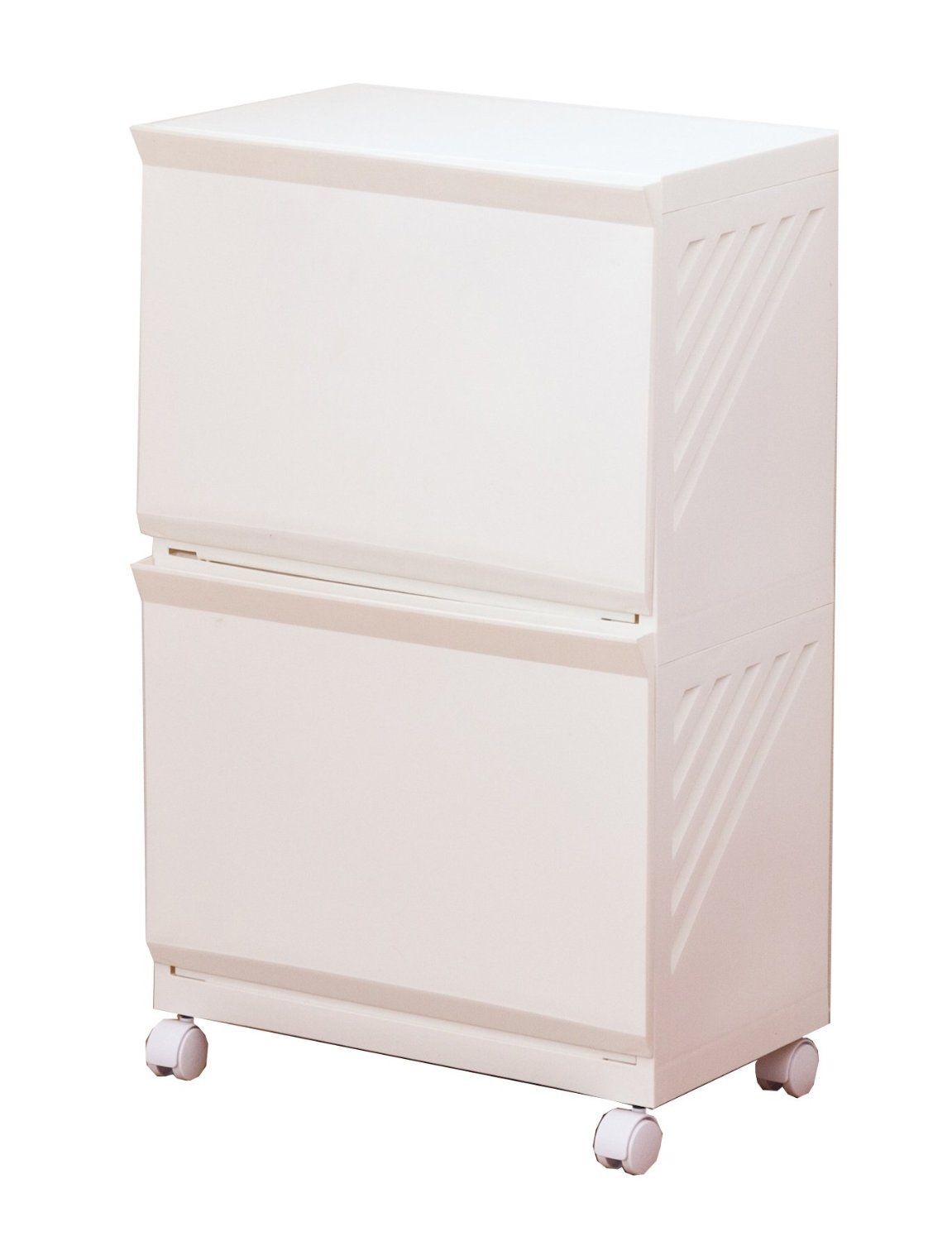 新品 平和工業 ランドリーボックス クレバン 2段 322 アイボリー